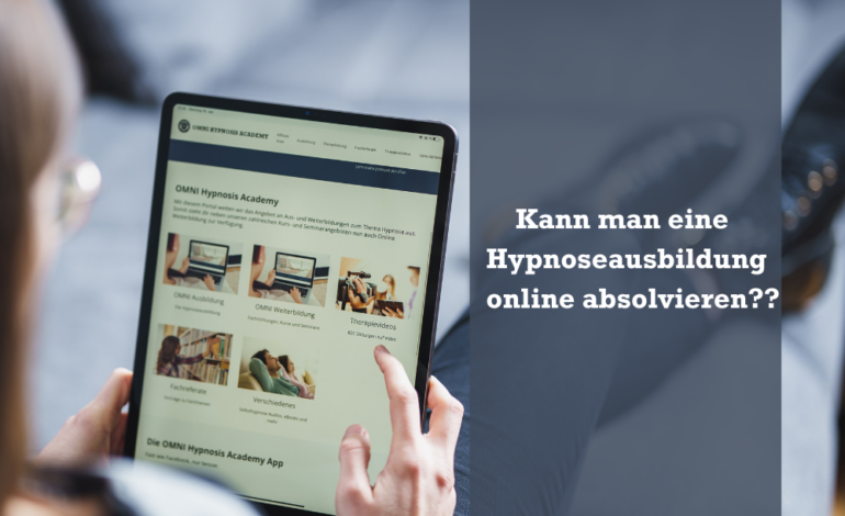  Kann man eine Hypnoseausbildung online absolvieren? 